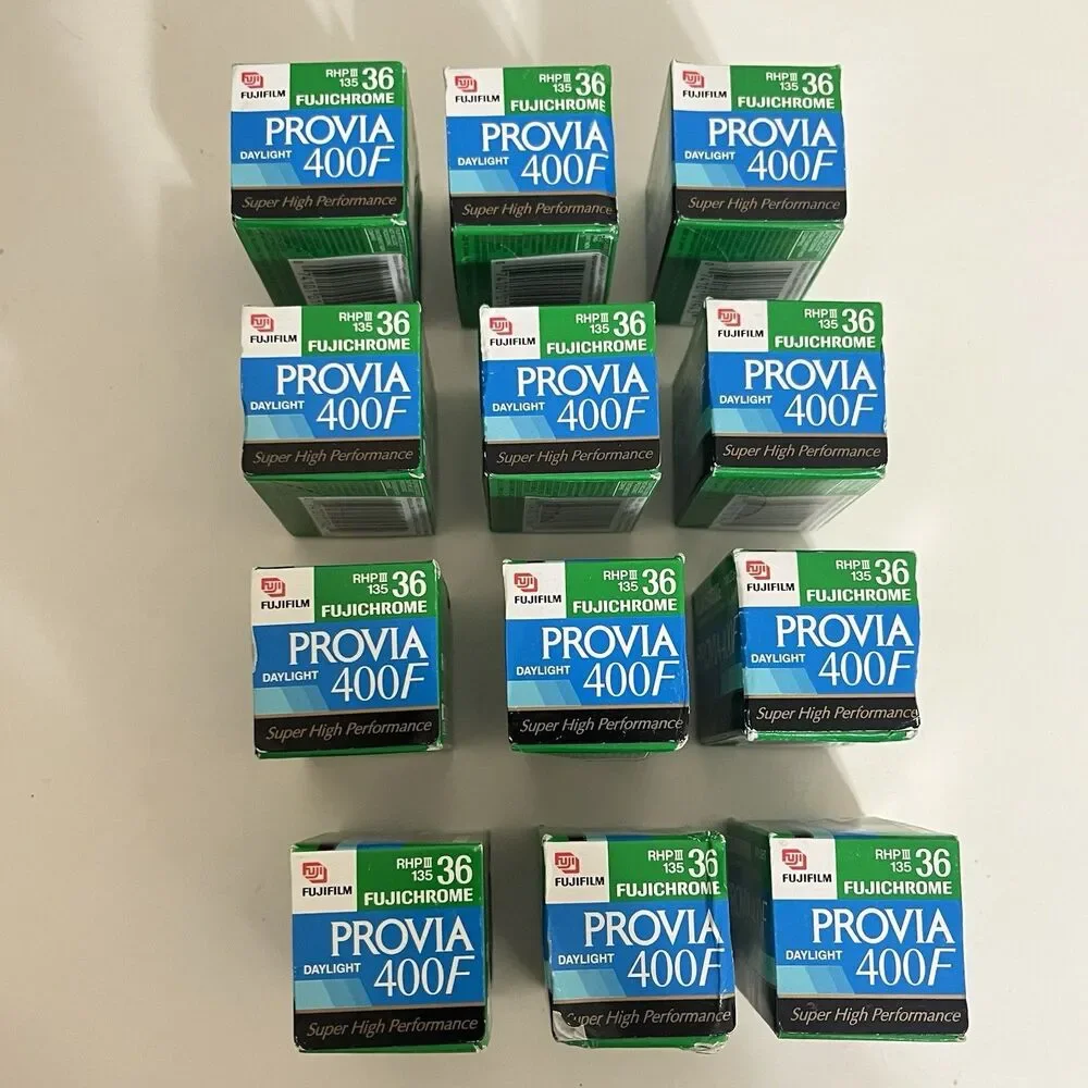 Fujifilm Fujichrome PROVIA 400F Daylight Film 36 RHP III 135 12 Rolls EXPIRED